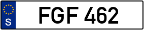 Truck License Plate